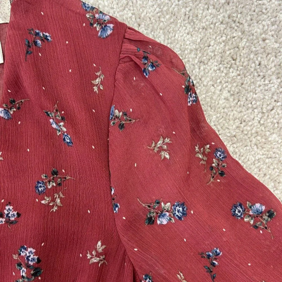 Altar'd State Dress Womens Size Small Floral Long Sleeve Fall Ladies New w Tag - Picture 10 of 11